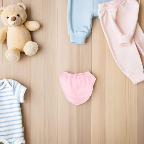 Set 4 Culottes Miniature Rosa per Bambole 18 Pollici - Accessori Tessili di Qualità