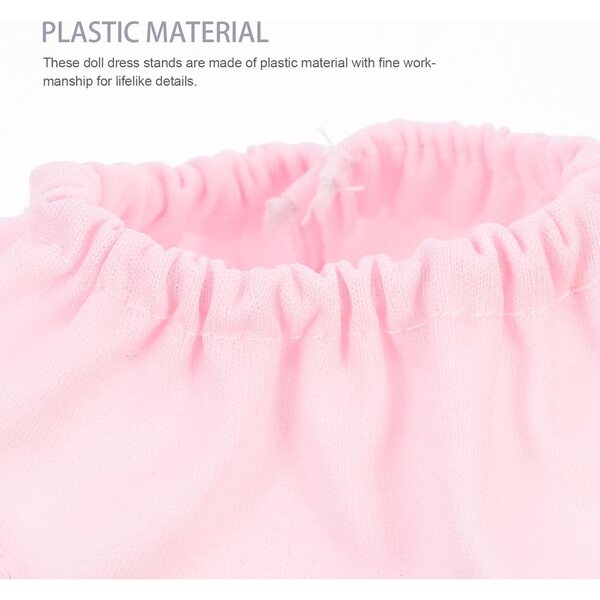Set 4 Culottes Miniature Rosa per Bambole 18 Pollici - Accessori Tessili di Qualità
