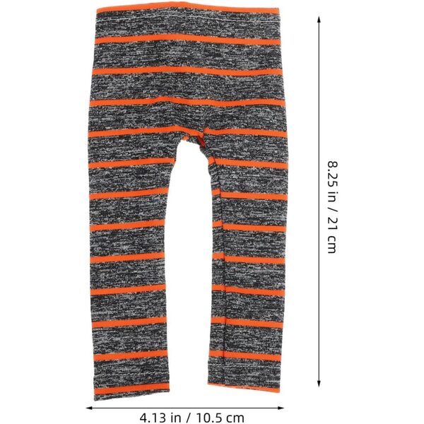Leggings per Bambole 45 cm in Tessuto Leggero Nero - Accessori Moda Sicuri e Comodi