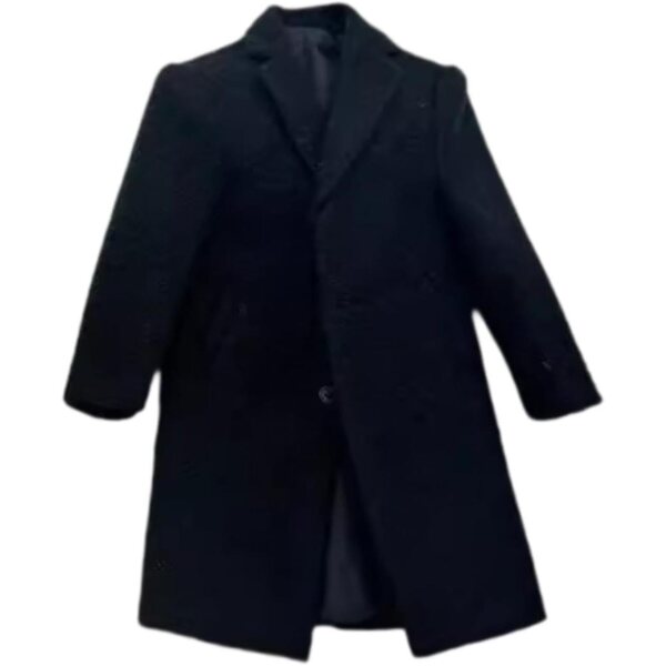 Manteau Trench Miniatur aus Wolle für männliche Figuren 30 cm – realistisches Accessoire