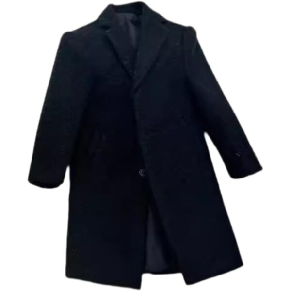 Manteau Trench Miniatur aus Wolle für männliche Figuren 30 cm – realistisches Accessoire