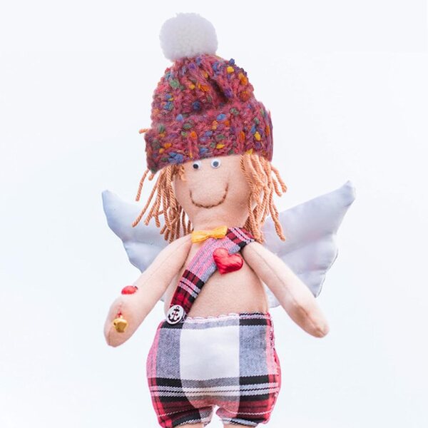Set 2 Mini Bonnet in Lana Duvetata per Bambole e Peluche, Accessorio Inverno Creativo