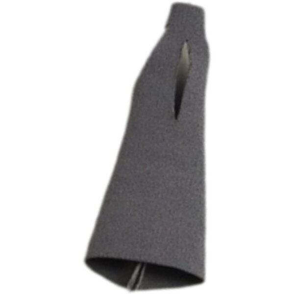Gelenkige Frauenfigur, 15 cm, 1:12, mit grauem Miniatur-Moulant-Kleid