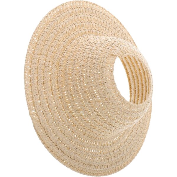Mini-Stroh-Chapeau für 17 cm große Puppen – elegantes Bastelzubehör und Sonnenschutz