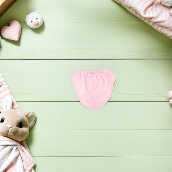 Set 4 Mini-Culotte Rosa per Bambole 45 cm in Tessuto Lavabile e Riutilizzabile