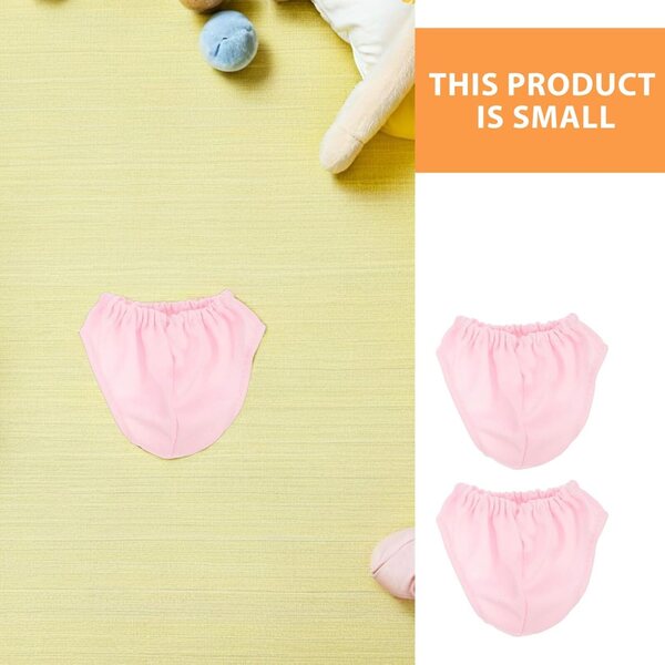 Set 4 Mini-Culotte Rosa per Bambole 45 cm in Tessuto Lavabile e Riutilizzabile