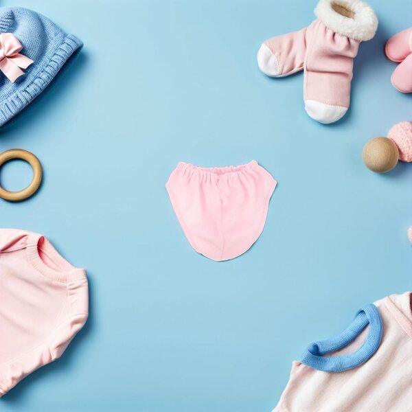 Set 4 Mini-Culotte Rosa per Bambole 45 cm in Tessuto Lavabile e Riutilizzabile