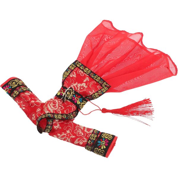 Costume Hanfu Rosso Imperiale per Bambole, Abito Tradizionale Cinese Vintage