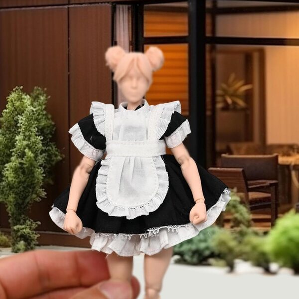 1/12 Showgirl-Kleid für 15 cm große weibliche Figuren – MotiveTech