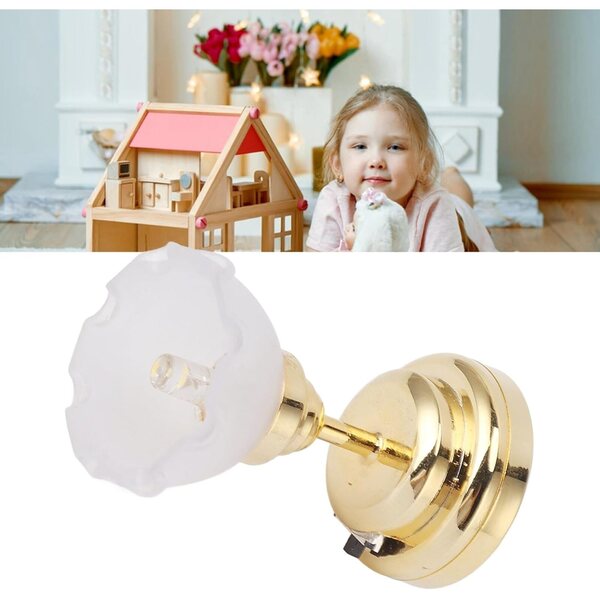 Lampada LED a Sospensione Fiore per Casa delle Bambole 1:12 – Accessorio Decorativo Miniatura