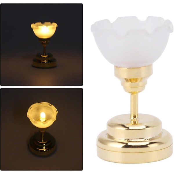 Lampada LED a Sospensione Fiore per Casa delle Bambole 1:12 – Accessorio Decorativo Miniatura