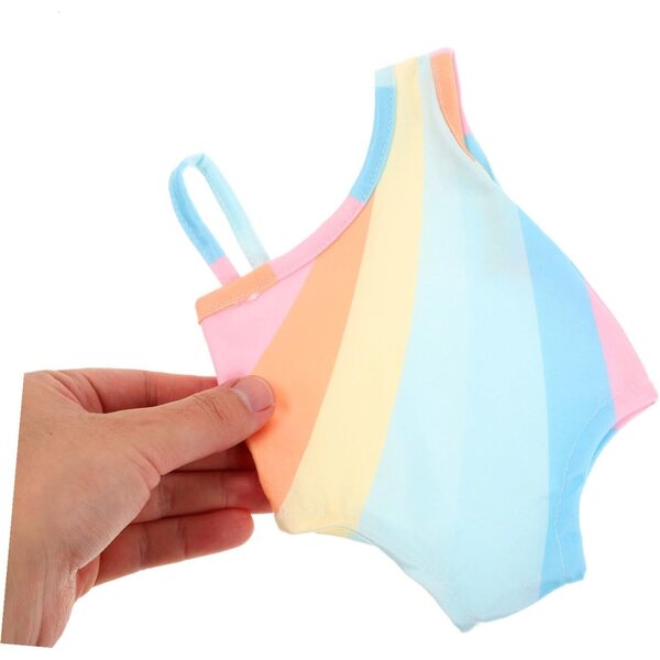 Regenbogen-Tutu-Kleid für 18-Zoll-Puppen – Ballettkostüm und kreatives Spielen