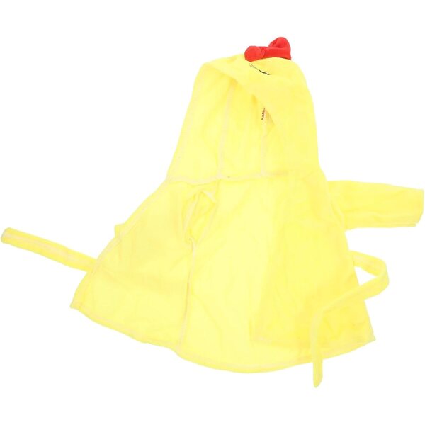 KOMBIUDA Pigiama per Bambola 45 cm in Peluche Morbido con Motivo Pulcino Giallo