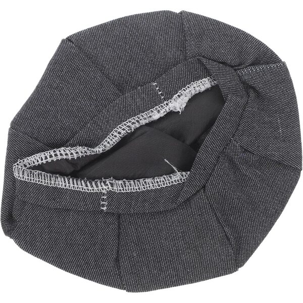 Dunkelgrauer Minihut aus Polyester für 28–33 cm große Puppen, leichtes dekoratives Accessoire