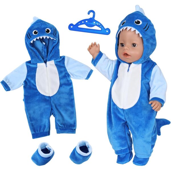 Abbigliamento per bambole squalo da 35 a 45 cm - YAEGIMHT