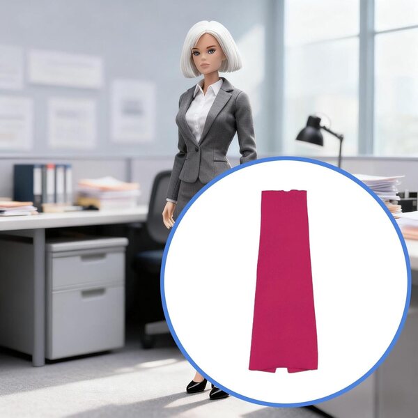 Robe Moulante Miniatur Rose Rouge für weibliche Figuren 30 cm 1/6