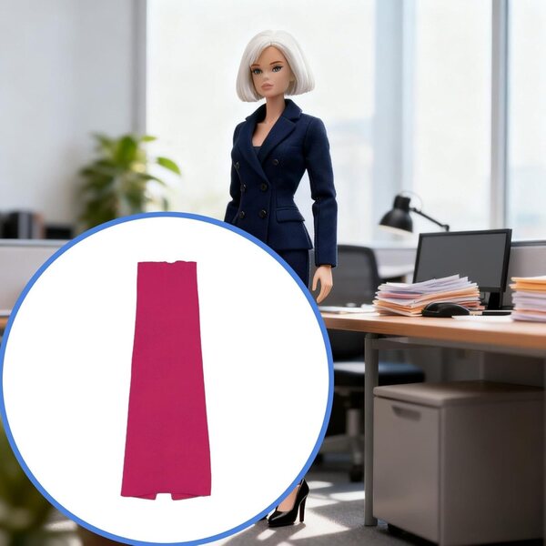 Robe Moulante Miniatur Rose Rouge für weibliche Figuren 30 cm 1/6