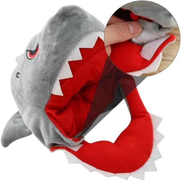 Cappello da squalo in peluche per bambola DECHOUS, accessorio unisex fai-da-te