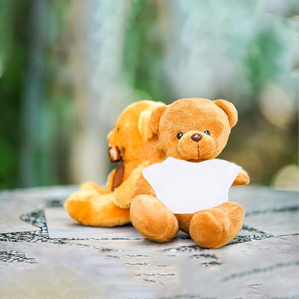 Set 6 T-Shirt in Cotone per Bambole Orso da 20 cm - Vestiario Resistente e Lavabile