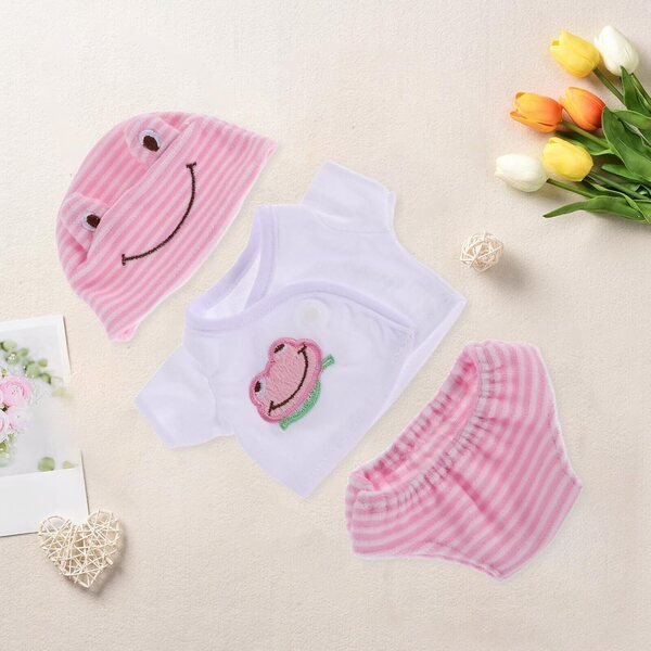 Set Abbigliamento Bambole 30 cm: 3 T-Shirt e Shorts Colorati per Bambina