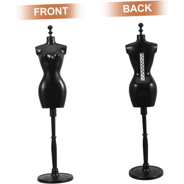 Set 6 Manichini in Plastica per Vestiti di Bambola, Stand Miniature Facili da Usare