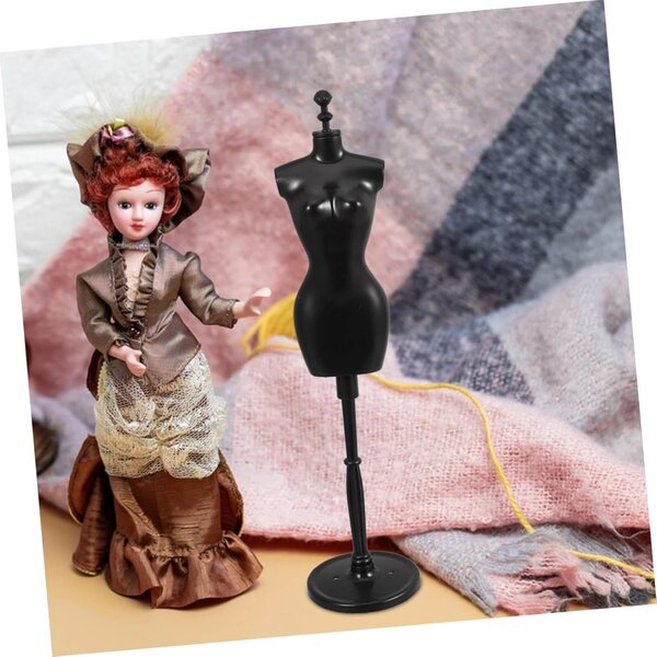 Set 6 Manichini in Plastica per Vestiti di Bambola, Stand Miniature Facili da Usare
