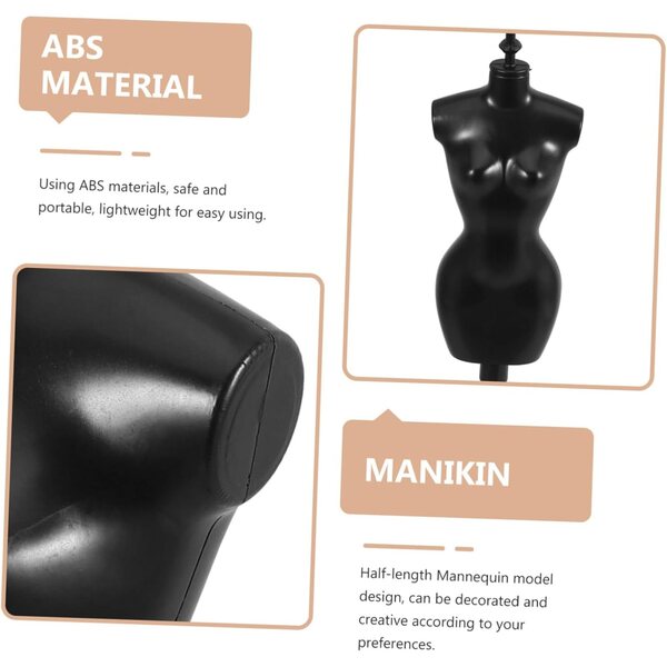 Set 6 Manichini in Plastica per Vestiti di Bambola, Stand Miniature Facili da Usare