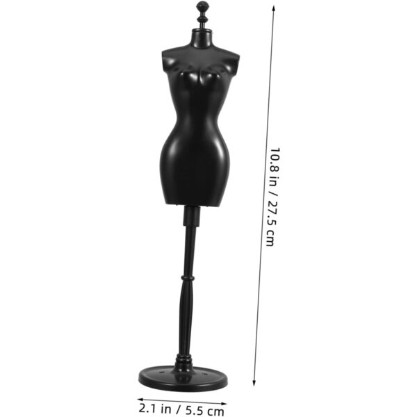 Set 6 Manichini in Plastica per Vestiti di Bambola, Stand Miniature Facili da Usare