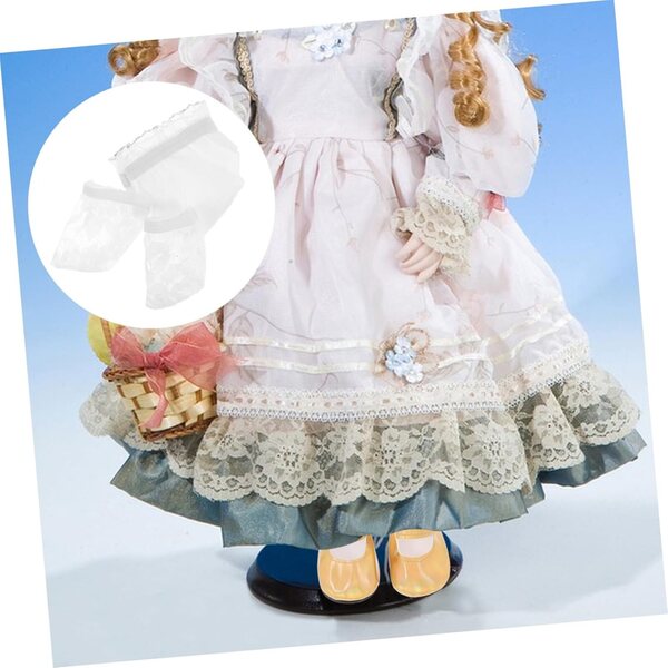 Set sottovesti e calzini in cotone per bambole da 20 cm, accessori morbidi e pratici