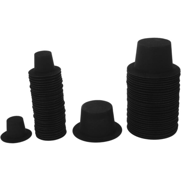 Set 60 Mini Cappelli a Cilindro per Pupazzi di Neve e Decorazioni DIY