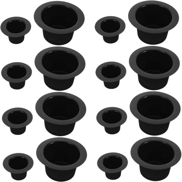 ORFOFE Set mit 60 schwarzen Mini-Hüten für Puppen und kreative DIY-Dekorationen