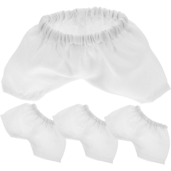 Set 4 Shorts bianchi in peluche per bambole da 20 cm, morbidi e adorabili