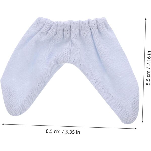 Set 4 Pantaloni in Tessuto per Bambole 20 cm, Accessori Colorati, Morbidi e Resilienti