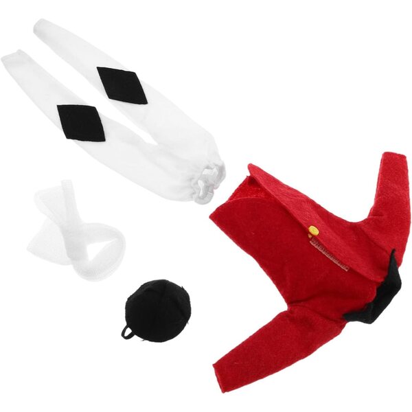 Set Abbigliamento Equitazione per Bambole 11" Rosso Vivace con Accessori Completi