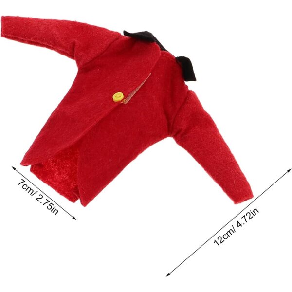 Set Abbigliamento Equitazione per Bambole 11" Rosso Vivace con Accessori Completi