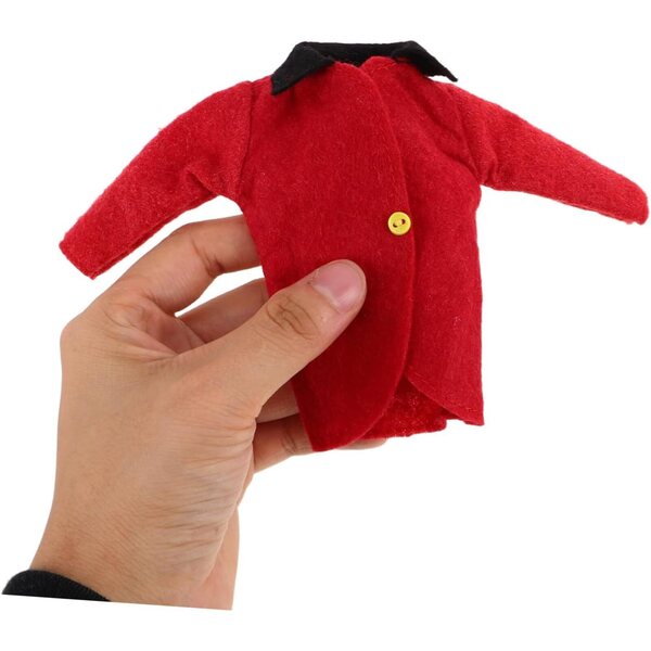 Set Abbigliamento Equitazione per Bambole 11" Rosso Vivace con Accessori Completi
