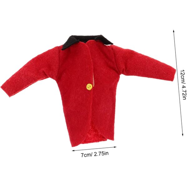 Set Abbigliamento Equitazione per Bambole 11" Rosso Vivace con Accessori Completi