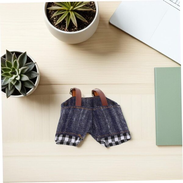 Set Vestiario DIY per Bambole con Cappello Cowboy in Denim e Tessuto Kawaii