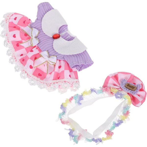 Kleidung und Accessoires für ORFOFE-Puppen: Passendes Kleid und Blumenstirnband