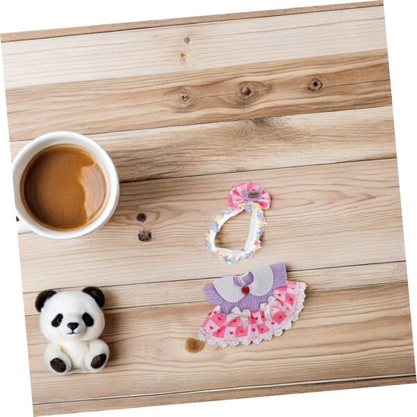 Kleidung und Accessoires für ORFOFE-Puppen: Passendes Kleid und Blumenstirnband