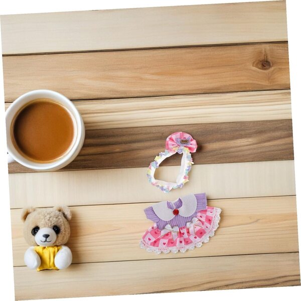 Kleidung und Accessoires für ORFOFE-Puppen: Passendes Kleid und Blumenstirnband