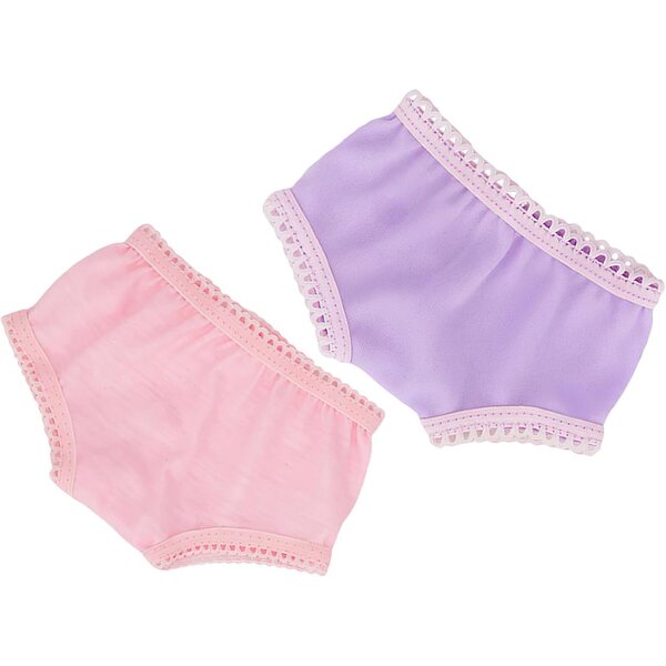 Culottes Miniature per Bambole 2 Pezzi - Sottovesti Colorate e Morbide per Bambole