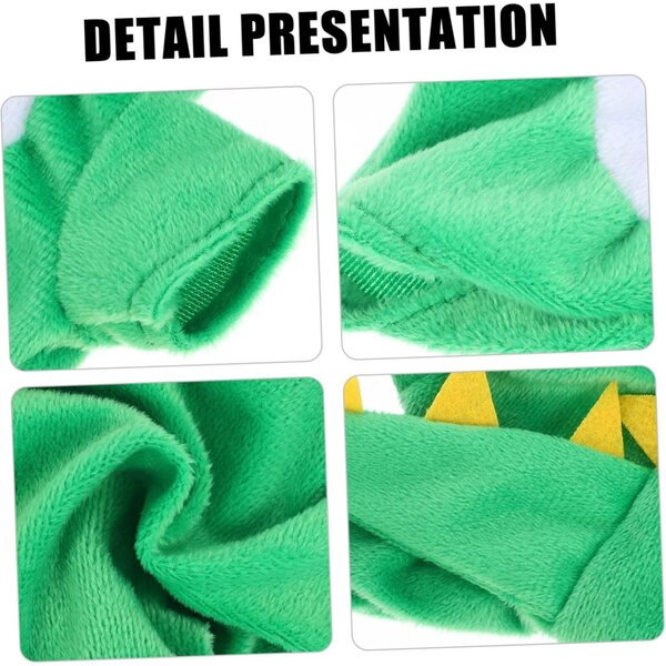 Costume Dinosaure in Peluche per Pupo 20 cm - Vestito Morbido, Resistente e Facile da Usare