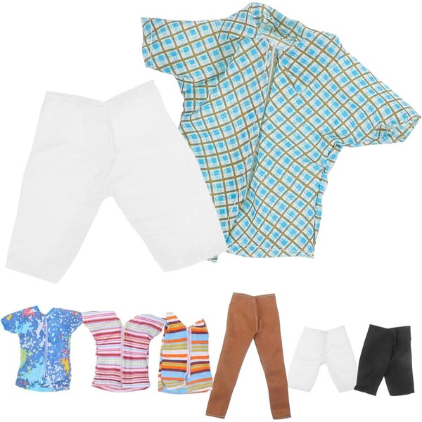 Set 4 Abiti Casual per Bambole Maschio 11,5 Pollici - Moda Miniature GARIOUANS