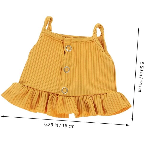 Set Abbigliamento Bambole 18 pollici: Short e Caraco in tessuto morbido e confortevole