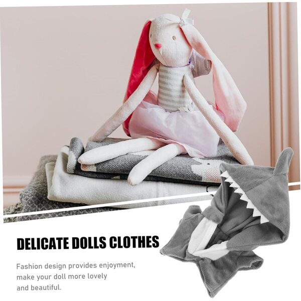 Costume da bambola squalo peluche 20 cm - Abbigliamento morbido, confortevole e originale