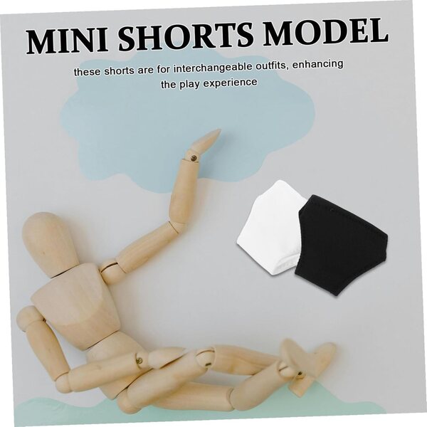 Set 10 Pezzi Pantaloncini Mini per Bambole - Accessori Moda Facili da Indossare