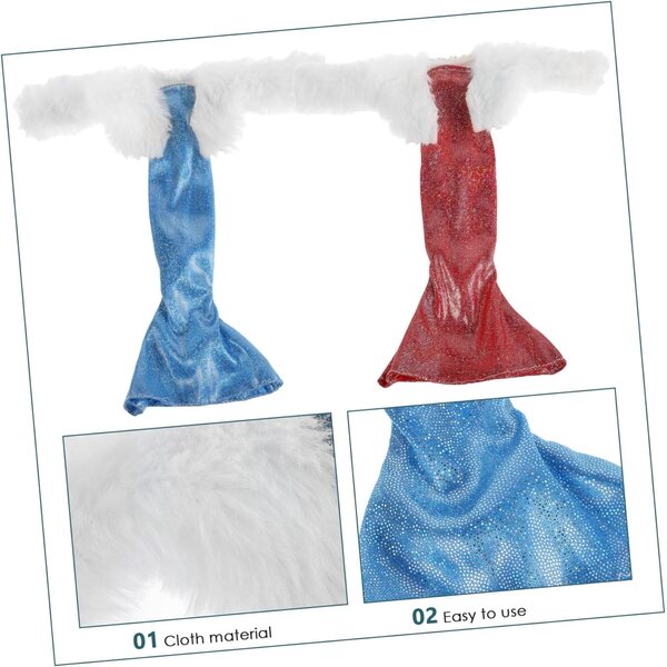 Set 2 Vestiti Eleganti da Sera per Bambole 11'' – Abiti Chic da Collezione