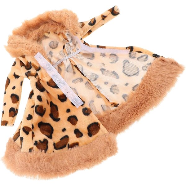 Tenuta di Peluche Elegante per Bambole 30 cm - Cappotto Morbido, Lavabile e Riutilizzabile