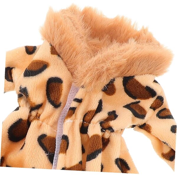 Tenuta di Peluche Elegante per Bambole 30 cm - Cappotto Morbido, Lavabile e Riutilizzabile